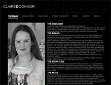 Tablet Screenshot of claireoconnor.com